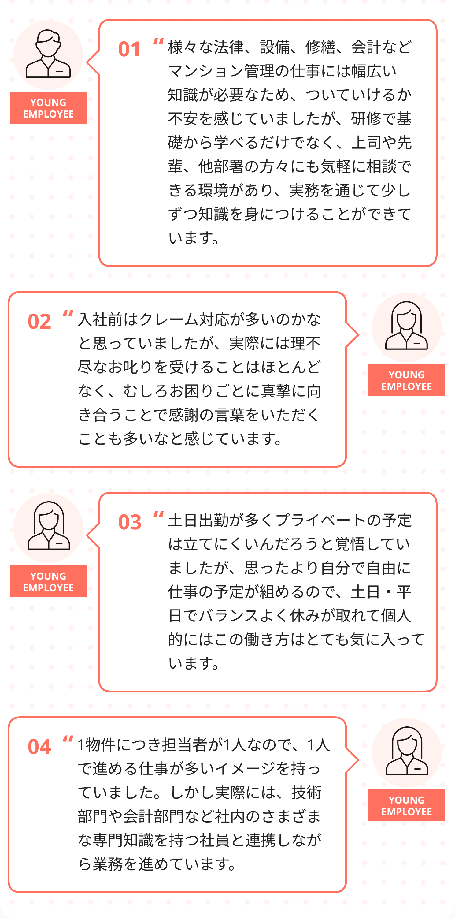 入社前後のギャップは？の答え
